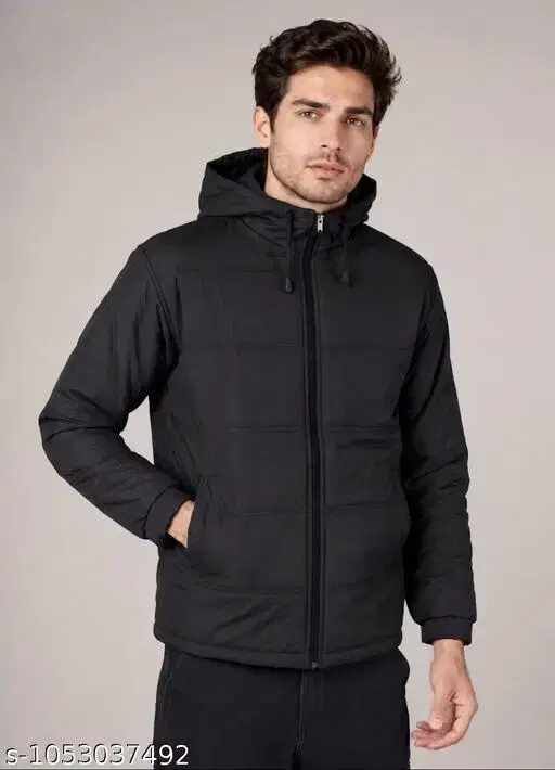 Jacket for Men (Black, M)