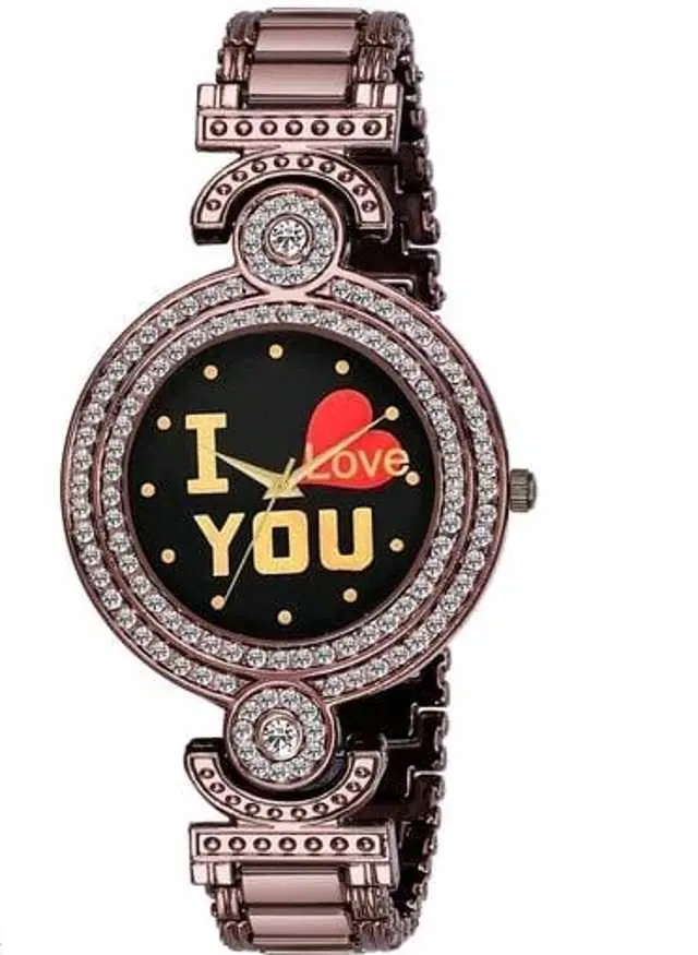 Analog Watch For Womens (Brown) (WS-330)