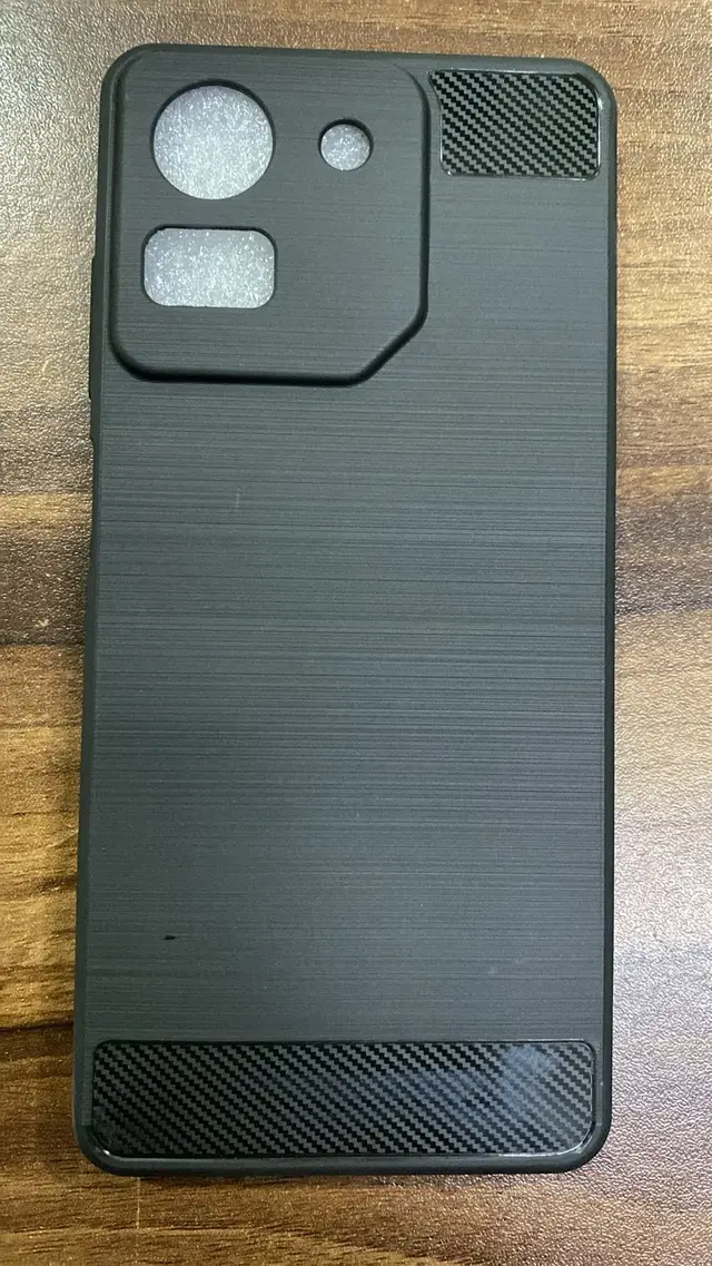 Silicone Mobile Back Cover for Ai plus Pulse (Black)