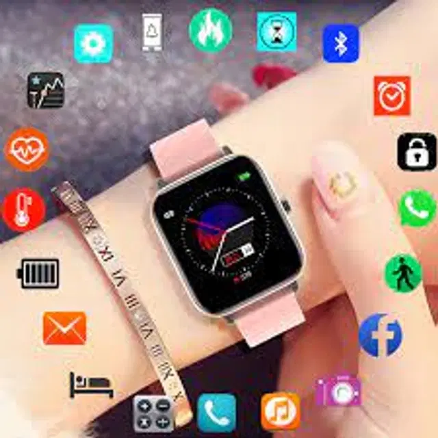 T500 Smart Watch with Calling Function for Men & Women, Pink