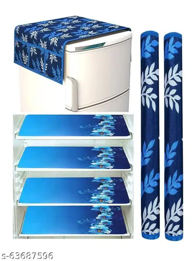 Fridge Cover Set, Multicolor, Set of 7
