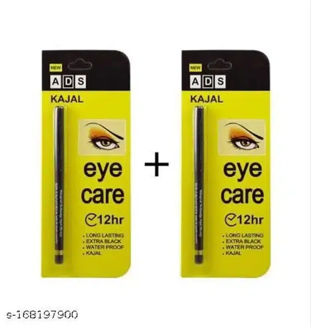 Kajal for Women, Black, Pack of 2