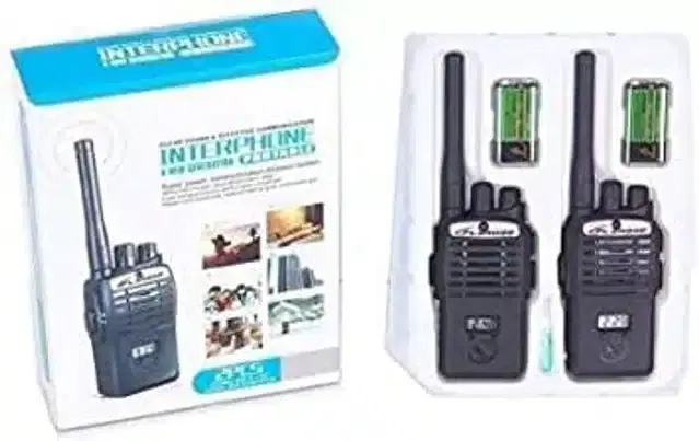 Kids Walkie Talkie Set, Black