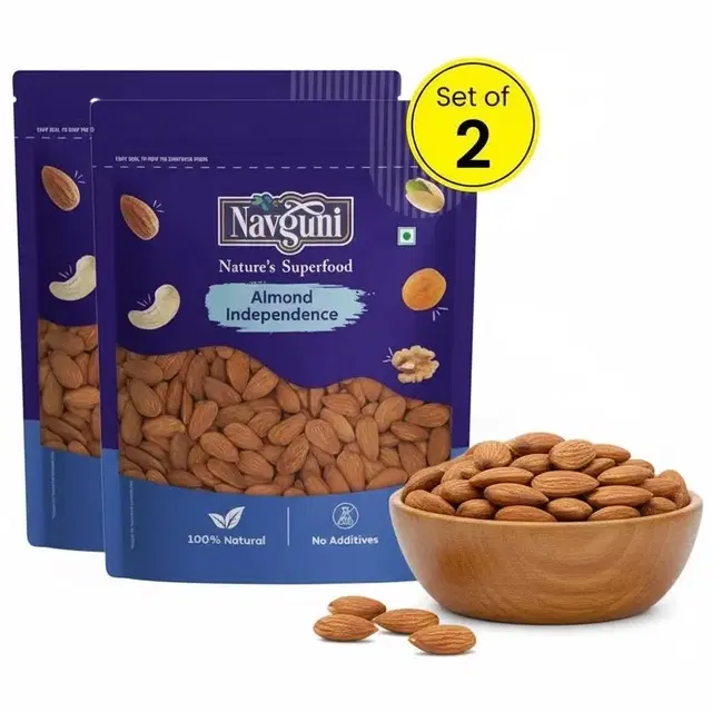 Navguni Californian Almond (Silver) 2X500 g (Set of 2)
