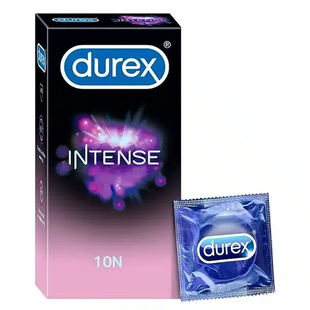 Durex Intense Stimulating Condom with Desirex Gel 10s