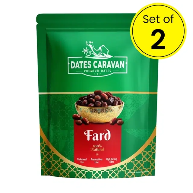 Dates Caravan Fard Premium Dates 2X250 g (Set of 2)