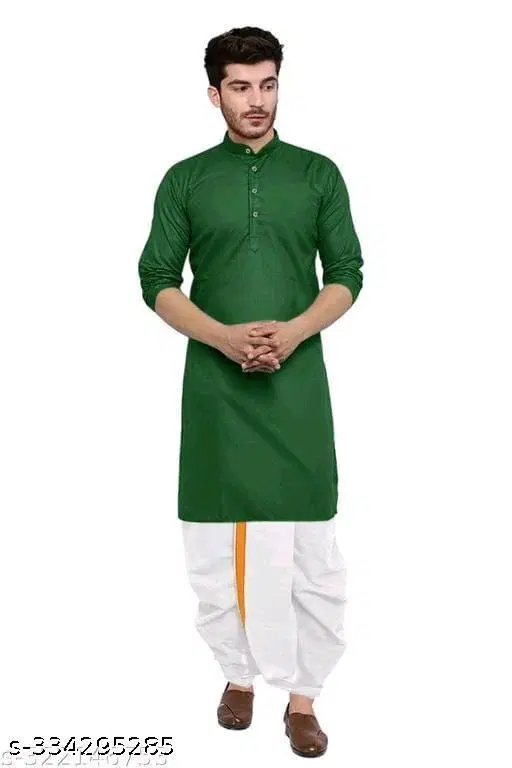 Kurta for Men (Green, M)