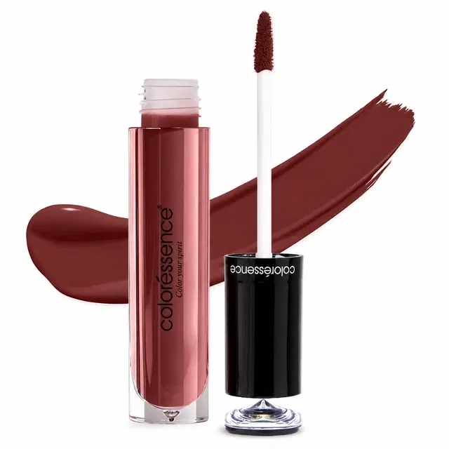 Coloressence Lipstay Transfer Proof Matte Finish Highly Pigmented Deep Color Liquid Lipstick [Mocha] [4ml]