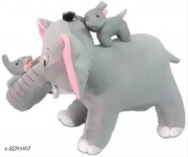 Stuffed Toys for Kids, Grey, Set of 1