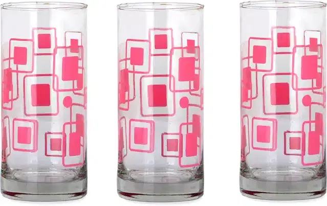 Liquor cum Cocktail Glasses, Transparent, 300 ml, Pack of 3