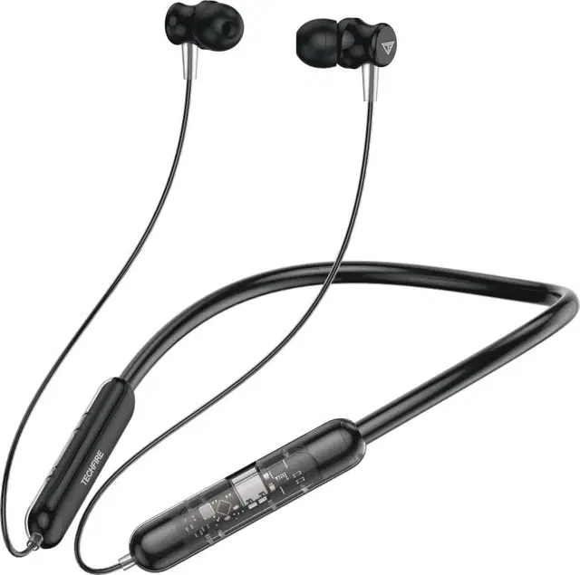 TECHFIRE TF750 Hi-Bass Bluetooth Neckband, Black