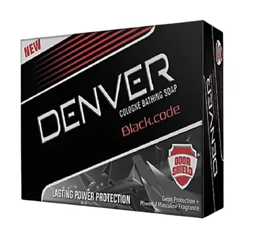 Denver Black Code Cologne Bathing Soap 125 g