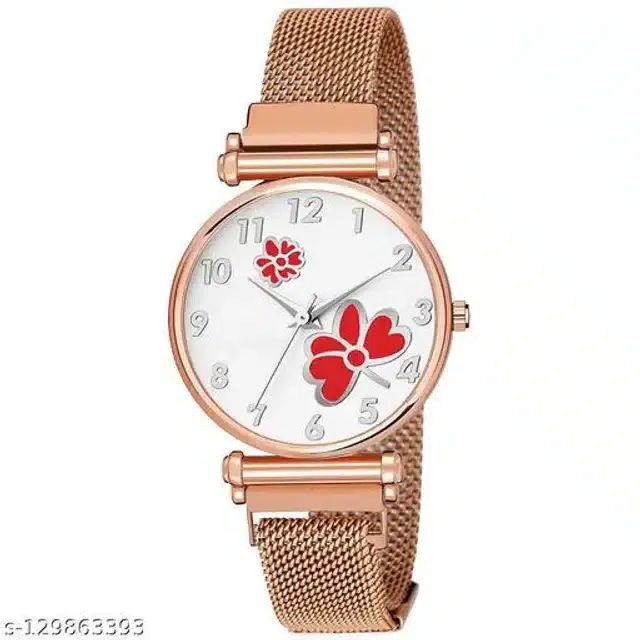 Analog Watch for Women (Red)