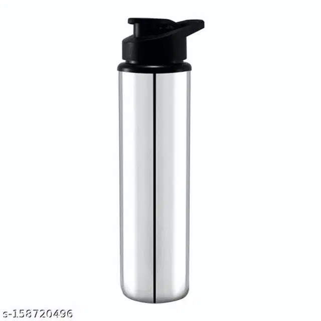 Stainless Steel Sports Water Bottle, Silver, 1000 ml