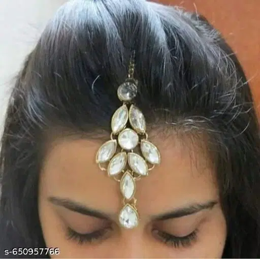 Alloy Mangtikka for Women, White