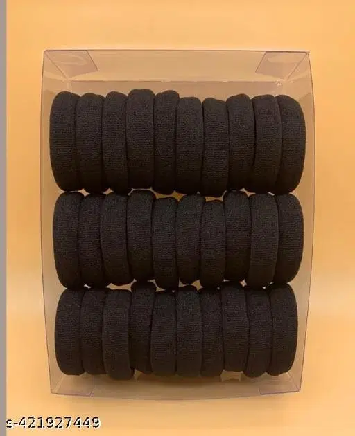 Everyday Rubber Bands for Women (Black)