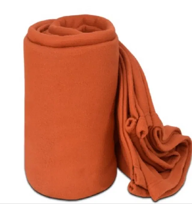 Fleece Blanket, Orange, 60x90 Inches