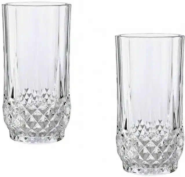 Fancy Water & Wine Glass, 200 ml, Pack of 2