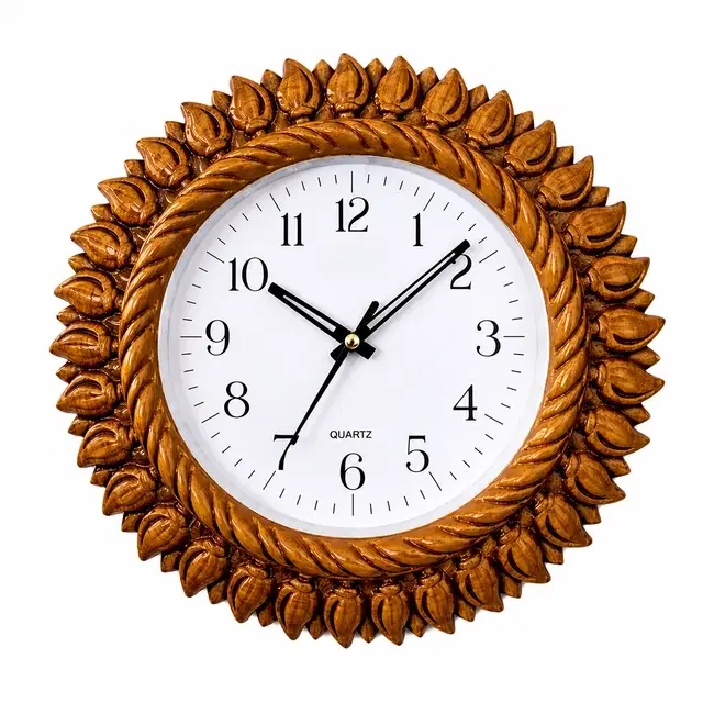 Designer Wall Clock (Brown)