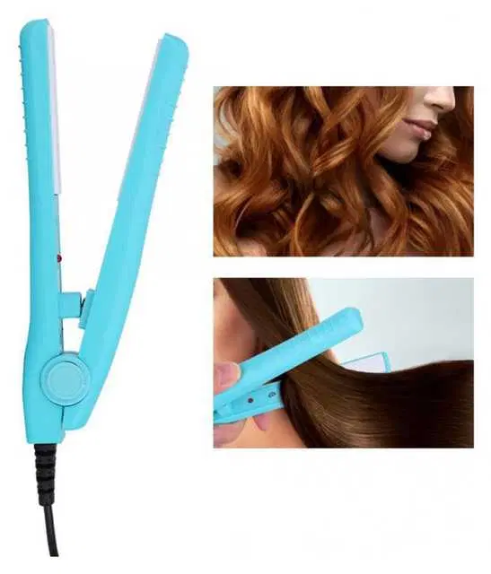 K K Enterprises Mini Temperature Control Flat Iron Hair Straightener, Pack Of 1, Assorted, KKE-4