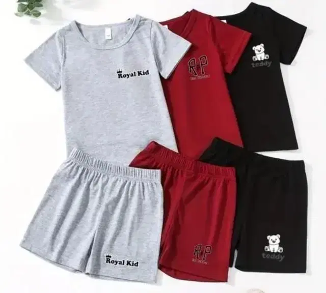 Cotton Clothing Set for Girls, Multicolour, Pack of 3 (4-6 Years)