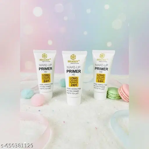 Lipsip Shaggy Base Primer, Pack of 3 (50 ml)