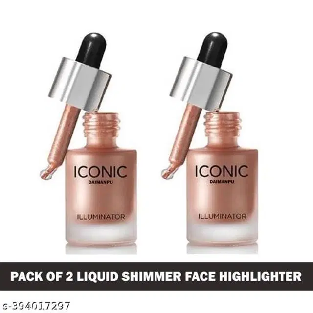 Liquid Shimmer Highlighter, Pack of 2