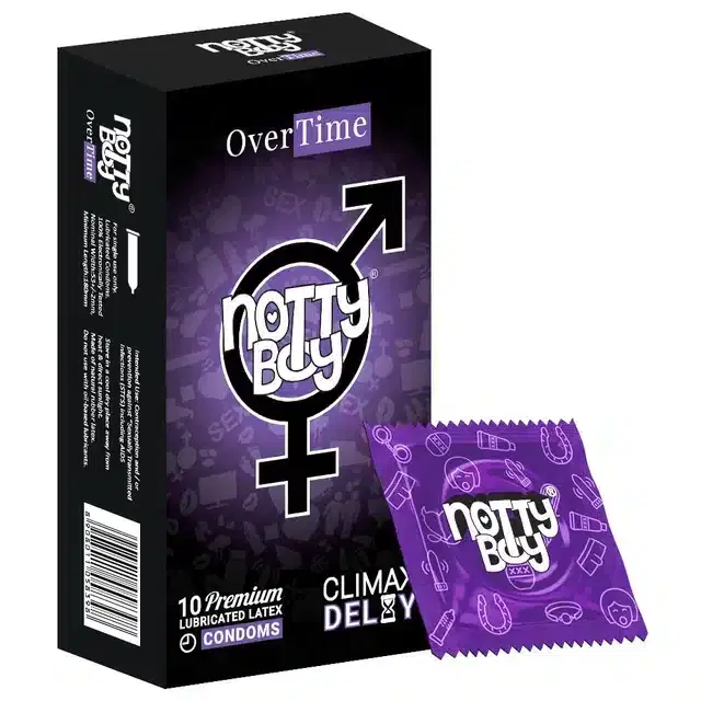 NottyBoy Overtime Condoms, Pack of 10