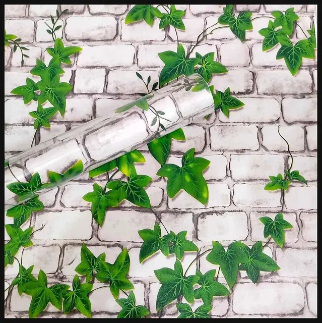 Decor Wallpaper for Home/Kitchen Wall Leaf Printed 45x250cm