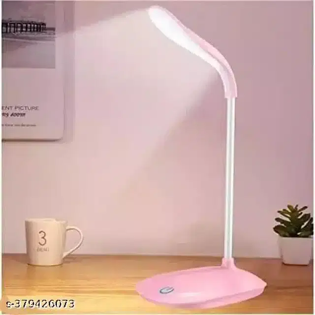 Plastic Table Lamp, Pink