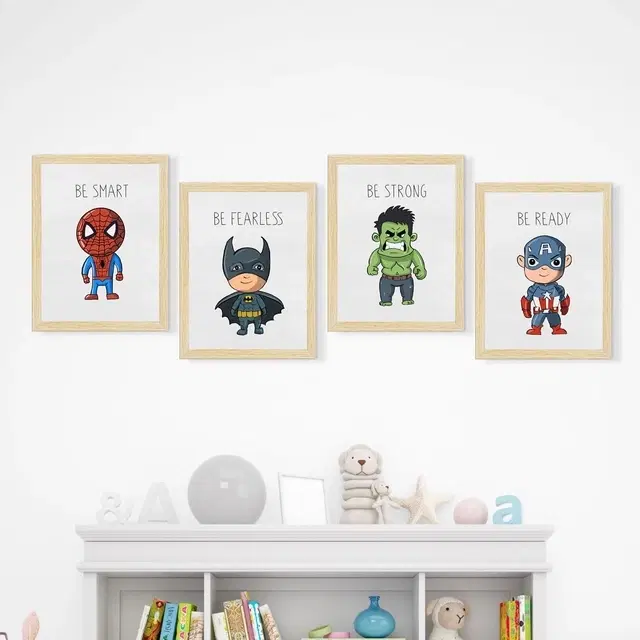 Kc Arts Superhero Kids Wall Photo Frame