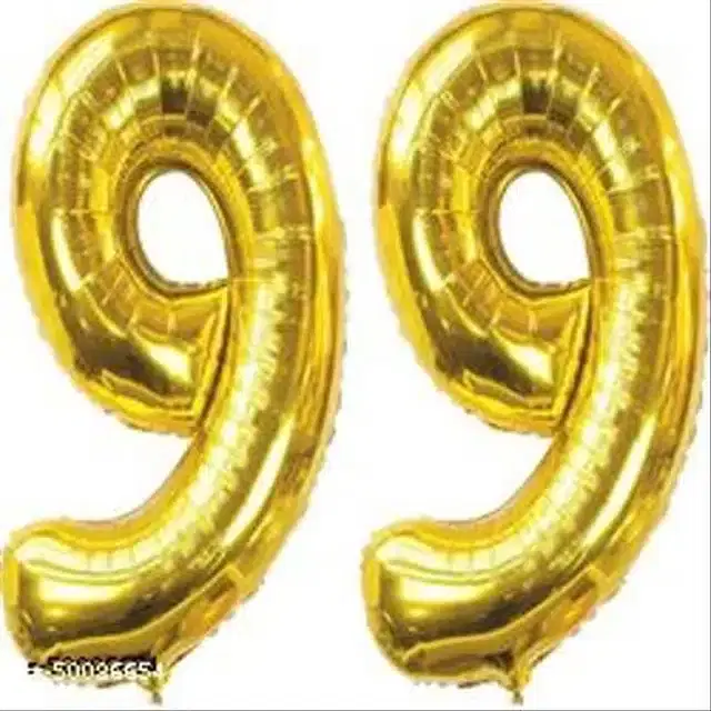 Number Foil Balloon, Assorted, Pack of 1