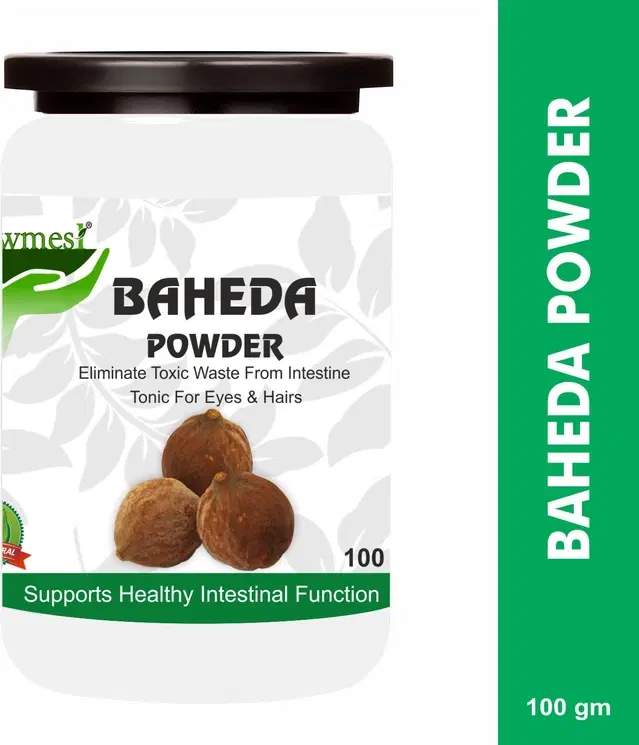 Pure Ayurvedic Baheda Powder, 100 g