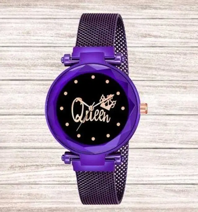 Analog Watch For Womens (Purple) (WS-126)