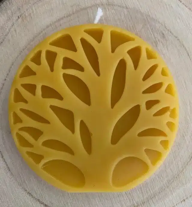 Tree of Life Shape Candles, Assorted, Pack of 3