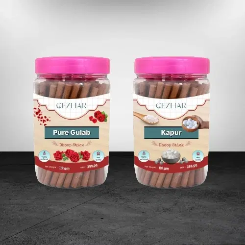 Pure Gulab & Kapur Incense Sticks, 110 g, Set of 2