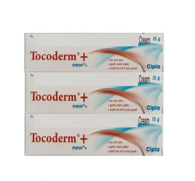 Tocoderm+ Antifungal Cream, 15 g, Pack of 3