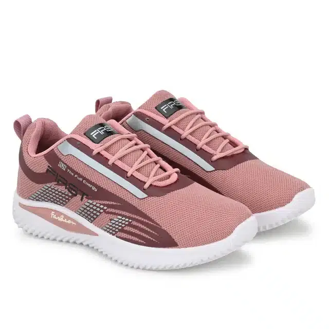 Sports Shoe for Women & Girls (Peach, 4)