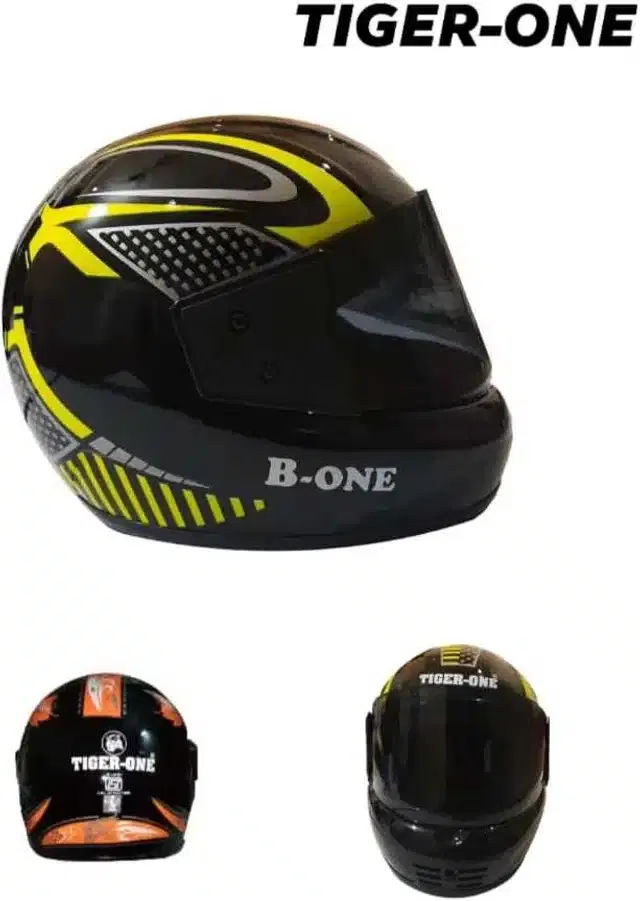 Full Face Bike Helmet for Men & Women, Black, M