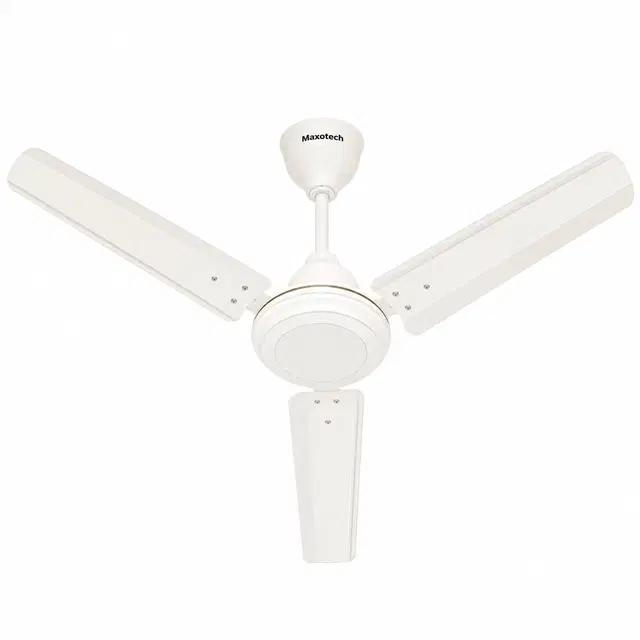 Maxotech Atom 48 Inch Super Ultra High Speed 3 Star 1200 mm 3 Blade Ceiling Fan, Anti Dust | Cool Ivory |