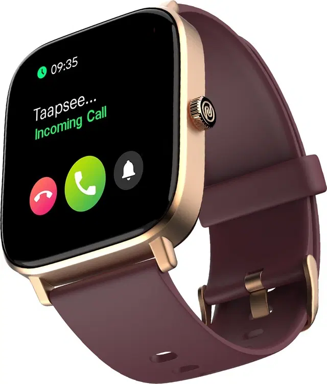 Noise Colorfit Icon 2 1.8'' Display with Bluetooth Calling, AI Voice Assistant Smartwatch  (Deep Wine Strap, Regular)