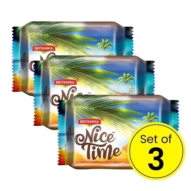 Britannia Nice Time 59.3 g (Set of 3)