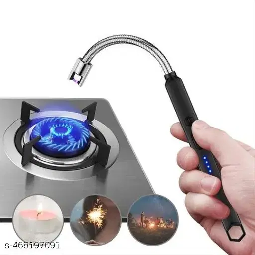 Plastic USB Rechargeable Electric Lighter, Multicolor