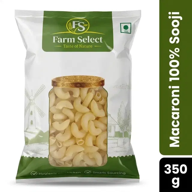 Farm Select Macaroni 350 g (100 % Sooji)