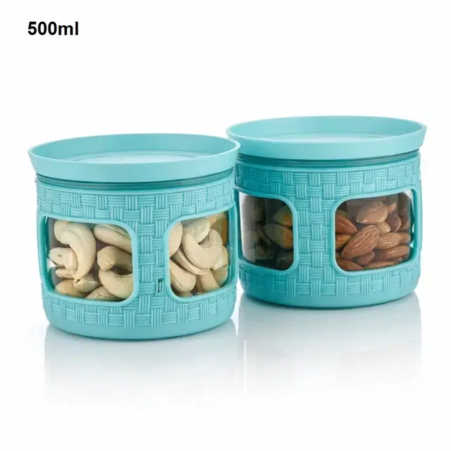 Milano Container 2 pcs , Assorted, 500 ml