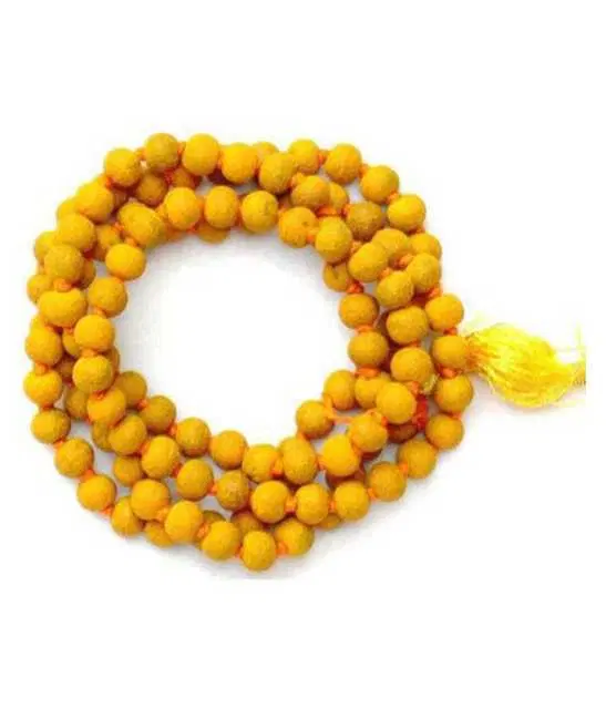 BHARDWAJ RETAILS Wood Pooja Mala, Pack of 1 (Assorted) (BR52)