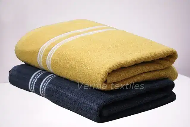 Bath Towel, 27x54 inches, Pack of 2, Multicolor