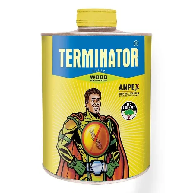 Pidilite Terminator Eco-Friendly Termite Killer Refill Pack Termite, Borer, Insect Repellant &amp; Control For Home, Kitchen And Wood Preservative (1 L)