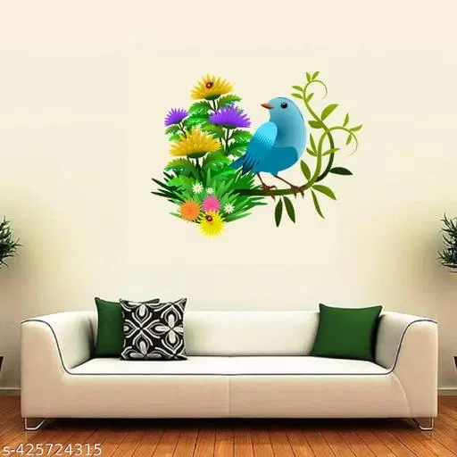 PVC Vinyl Wall Sticker, Multicolor, 32x45 cm
