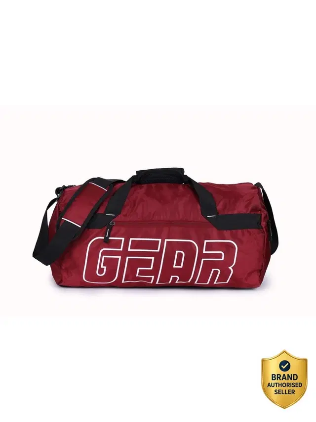 Gear Gear Boxy Duffle Xl Maroon-white